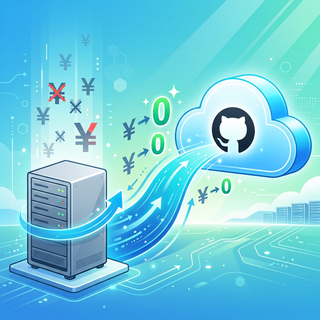 エックスサーバーからGitHub Pagesへの独自ドメイン移行